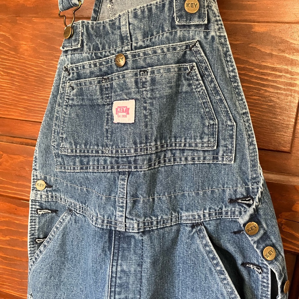 KEY Denim Overalls - Classic Blue